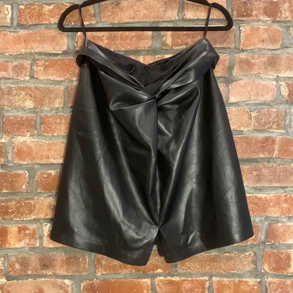 NWT Nanushka Vegan Leather Mini Skirt